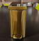 Відро для сміття з плавним закриттям прямокутне Mixxus Premium Quadro-TC0105 Brushed Gold 5 л (колір матове золото) (MI8394)
