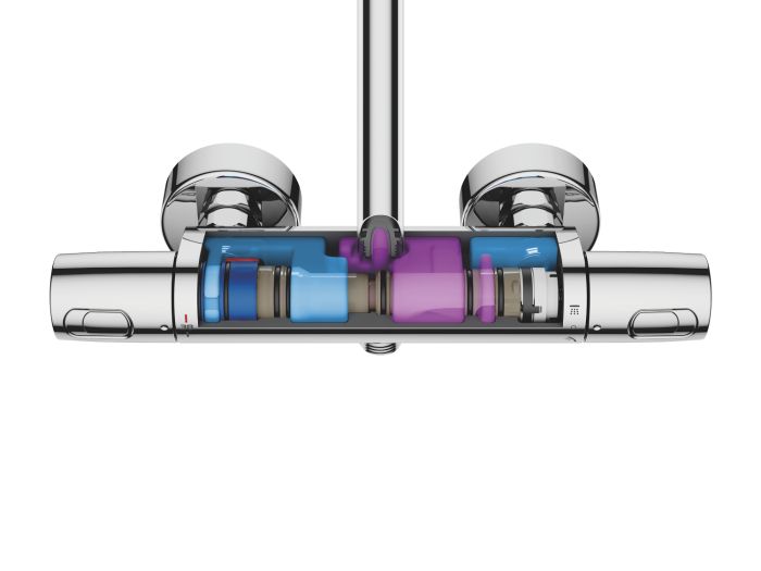 Душова система з термостатом для душа Grohe Euphoria System (26075001)