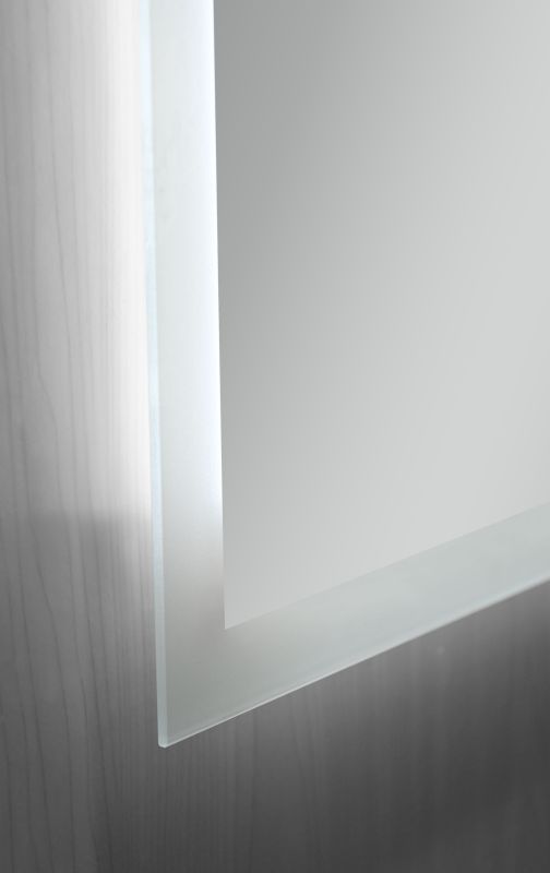 Дзеркало Mixxus FLAT MR04-80x60 з Led Touch, Anti-fog, димером, регулятором яскравості, годинником (MI6928)