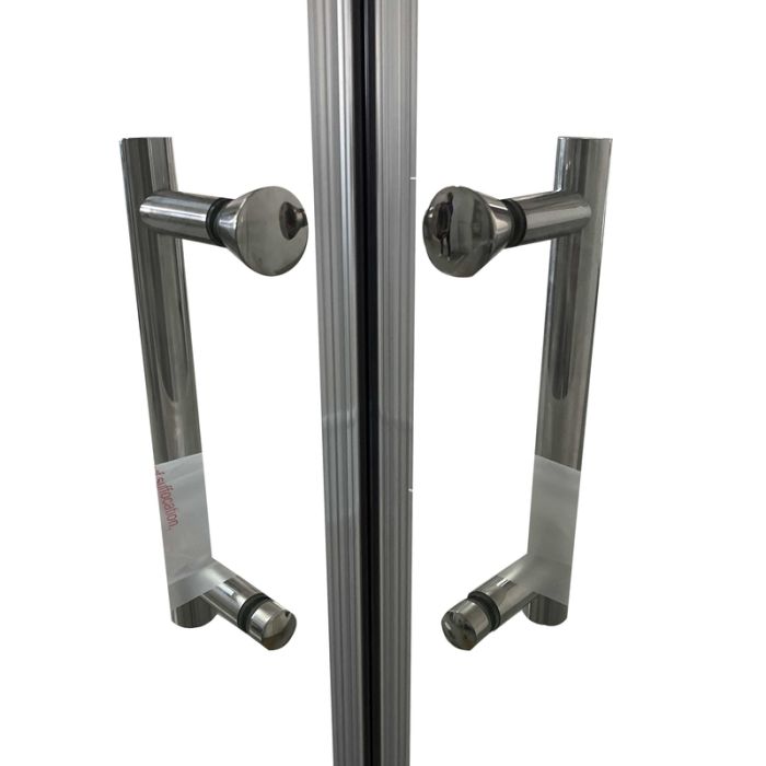 Душова кабіна без піддону Koer SR SC03-90x90x200-TR-01 прозоре скло Easy Clean 6мм, хром (KR5356)