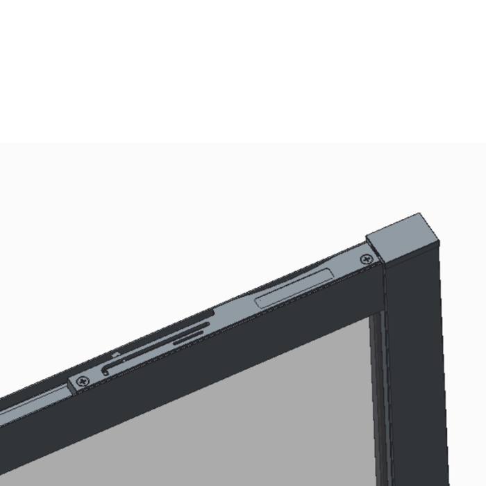Шторки скляні на ванну розсувні Koer SR BS06-120x150-TR-07 прозоре скло Easy Clean 6мм, графіт (KR5947)