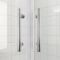 Душова кабіна без піддону Koer SR SC04-90x90x195-TR-01 прозоре скло Easy Clean 5мм, хром (KR5360)