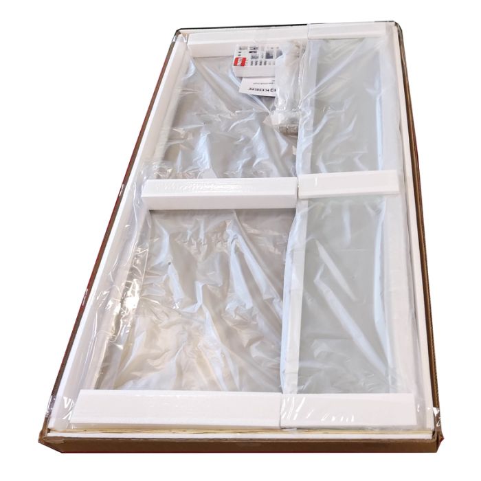 Шторки скляні на ванну Koer SR BS04-95x140-TR-01 прозоре скло 6мм, хром (KR5403)