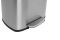 Відро для сміття з плавним закриттям прямокутне Mixxus Bevel-TC0105 SS Color 5л колір наржавійка (MI7086)
