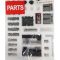 Шторки скляні на ванну Koer SR BS04-95x140-TR-07 прозоре скло 6мм, графіт (KR5404)