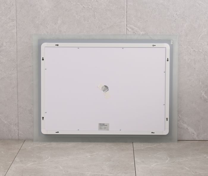 Дзеркало Mixxus FLAT MR04-100x60 з Led Touch, Anti-fog, димером, регулятором яскравості, годинником (MI6008)