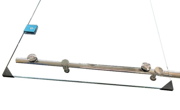 Двері в нішу Koer SR SD06-120x220-TR-01 прозоре скло Easy Clean 8мм, хром (KR5367)