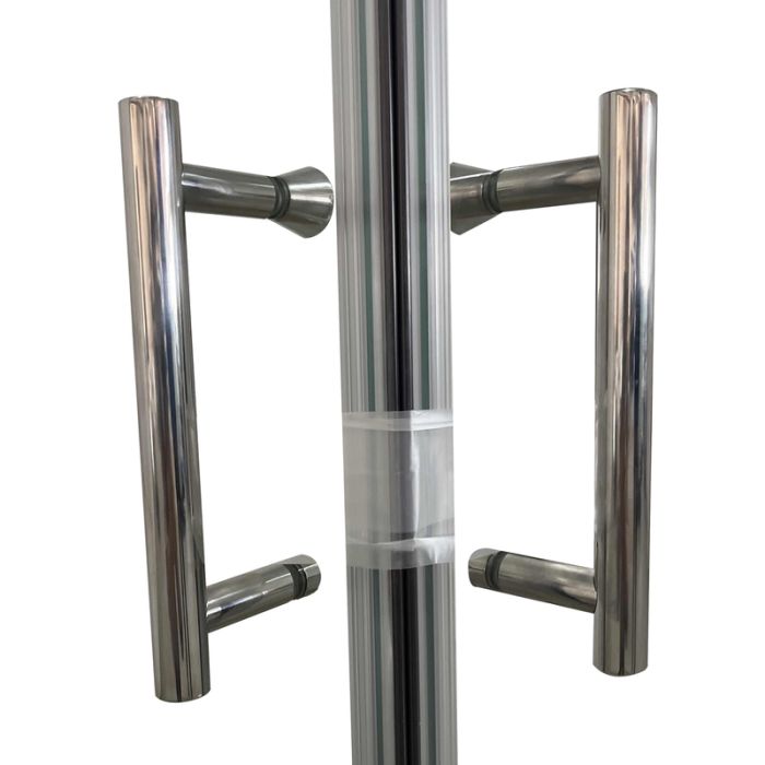 Душова кабіна без піддону Koer SR SC03-90x90x200-TR-01 прозоре скло Easy Clean 6мм, хром (KR5356)