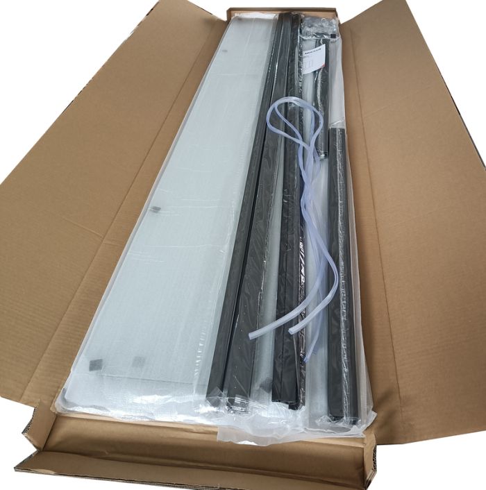 Душова кабіна без піддону Mixxus CUBIC SC01-90x90x185-TR GRAPHITE прозоре скло 4мм (MI6907)