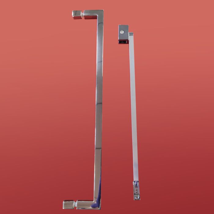 Шторки скляні на ванну Koer SR BS04-95x140-TR-01 прозоре скло 6мм, хром (KR5403)
