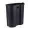Відро для сміття з плавним закриттям овальне Mixxus Premium Topper-TC0205 SS Color 5л колір нержавійка (MI7059)