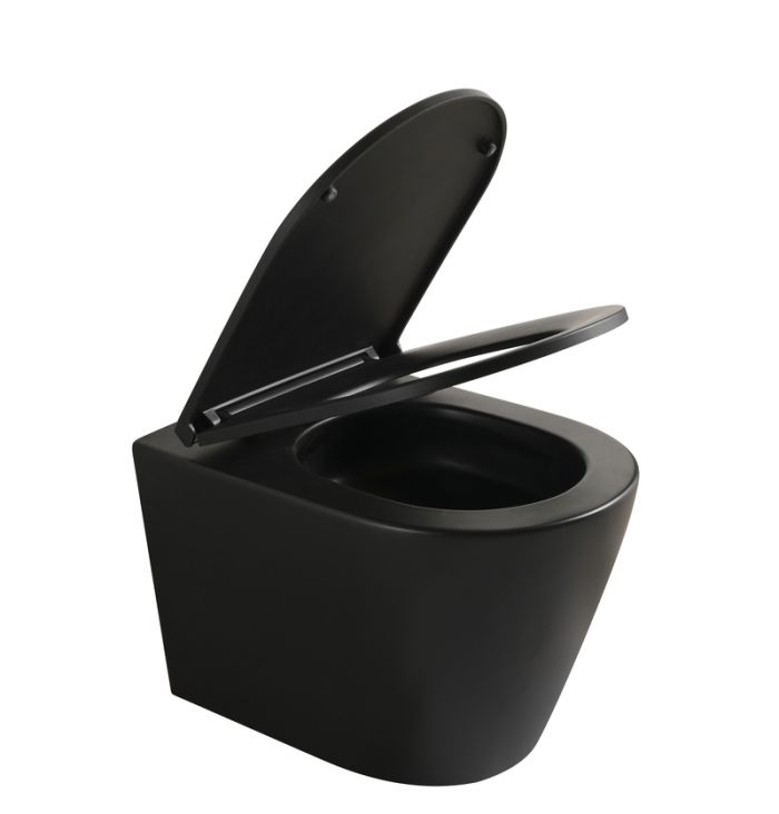 Комплект: Mixxus Premium Bevel-SET-2101 Black (в 2 ящ) Унітаз система змиву Tornado 1.0+ Інсталяція Koer KT-0404 + панель KT-0604-05 Black Mat (MP6669)
