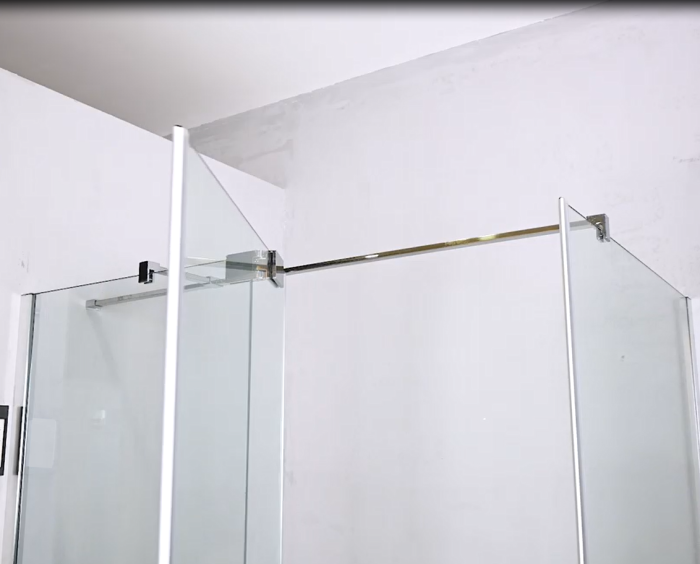 Душова кабіна без піддону Koer SR SC02-120x90x200-TR-01 прозоре скло Easy Clean 8мм, хром (KR5354)