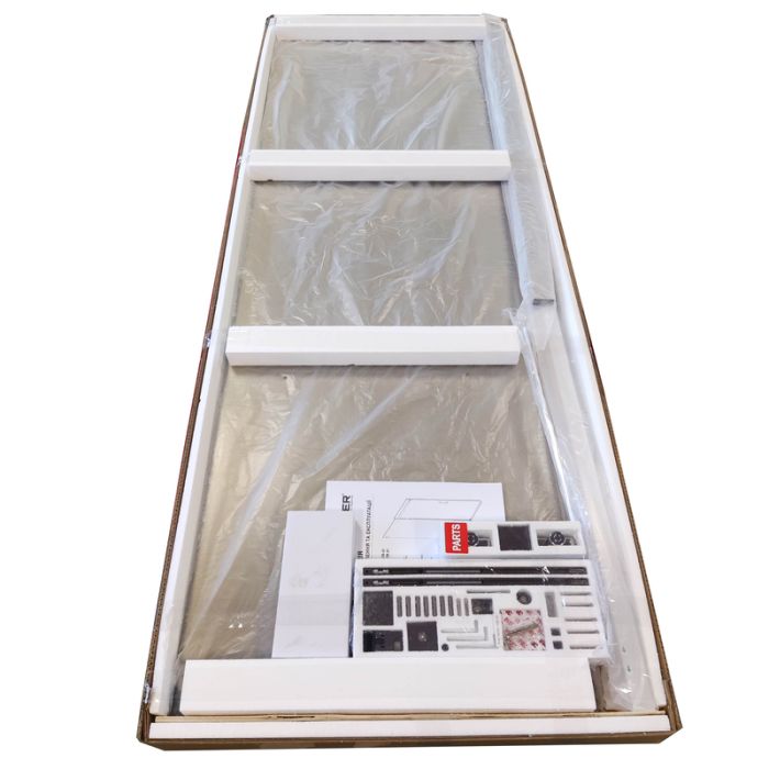 Двері в нішу Koer SR SD02-120x200-TR-01 прозоре скло Easy Clean 8мм, хром (KR5384)