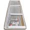 Двері в нішу Koer SR SD01-120x200-TR-07 прозоре скло Easy Clean 8мм, графіт (KR5378)
