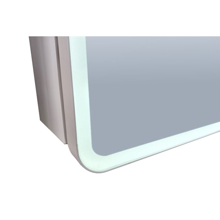Дзеркальна шафка Mixxus Premium Olivary CM01-80x70x13 з LED Touch, димером, регулятором яскравості (MI8296)