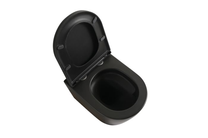 Комплект: Mixxus Premium Bevel-SET-2101 Black (в 2 ящ) Унітаз система змиву Tornado 1.0+ Інсталяція Koer KT-0404 + панель KT-0604-05 Black Mat (MP6669)