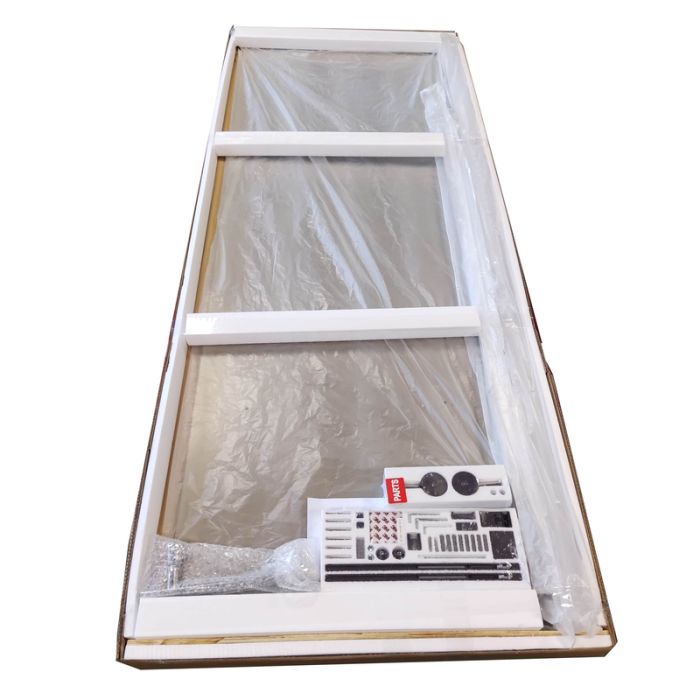 Двері в нішу Koer SR SD01-140x200-TR-01 прозоре скло Easy Clean 8мм, хром (KR5380)