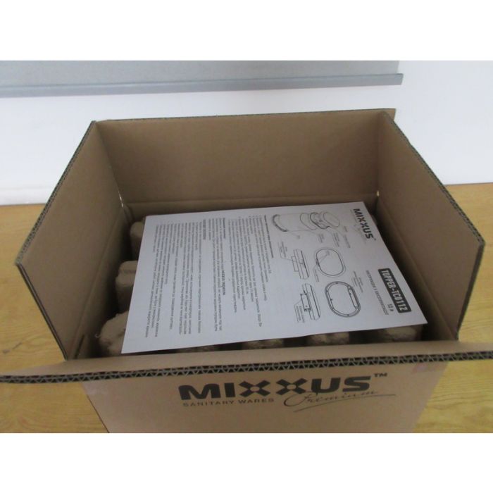 Відро для сміття сенсорне овальне Mixxus Premium Topper-TC0112 White 12л колір білий (MI7082)