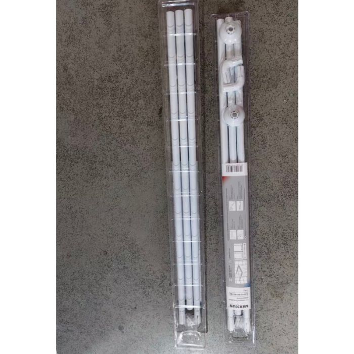 Штанга для шторки П-подібна універсальна Mixxus CRA-U-90x90x90 90x90x90cm, 90x180cm, 270cm (алюміній) (БЛІСТЕР) (AC3593)