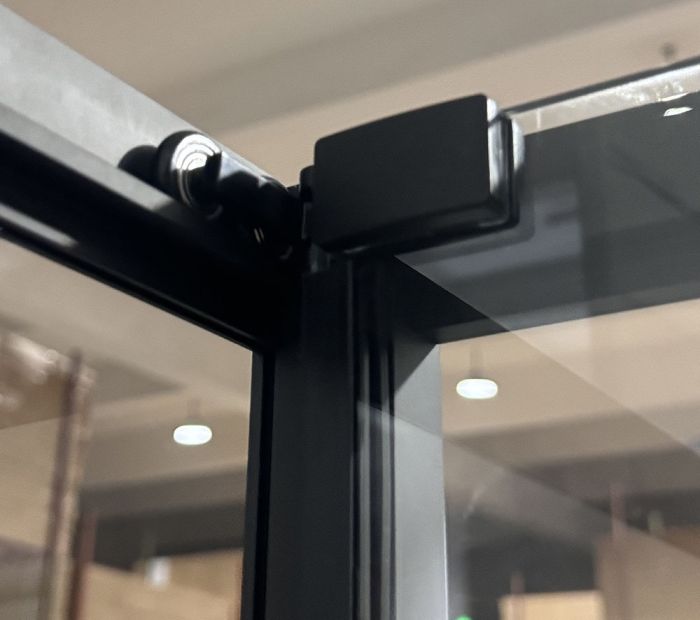 Душова кабіна без піддону Mixxus Premium Quadro SC01-90x90x195-TR Black прозоре скло 6мм (MI8292)