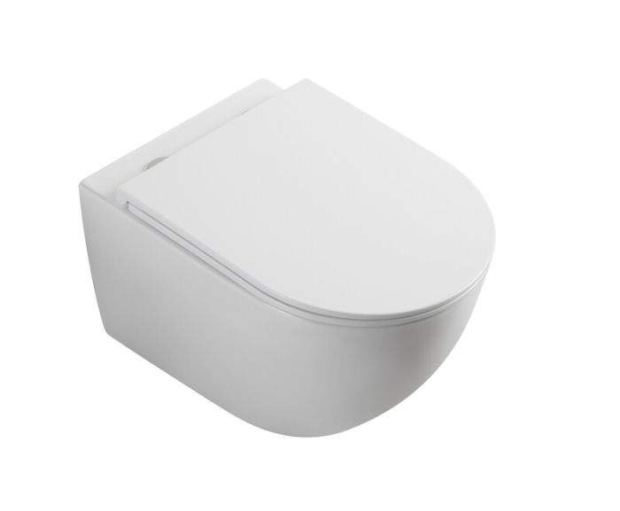 Комплект: Mixxus Premium Ellipse-SET-2101 (в 2 ящ) Унітаз система змиву Tornado 3.0+ Інсталяція Koer KT-0404 + панель KT-0604-03 White (MP6667)