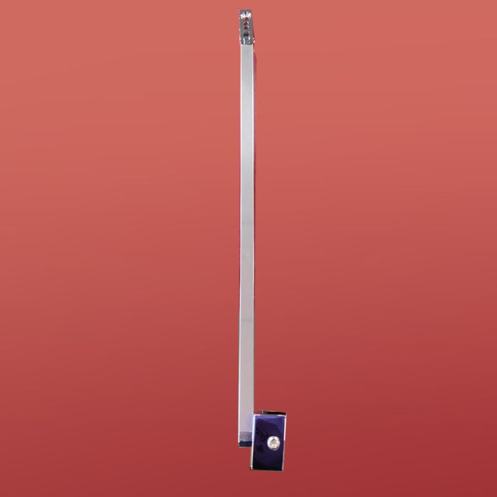Шторки скляні на ванну Koer SR BS03-95x140-TR-01 прозоре скло 6мм, хром (KR5402)