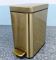 Відро для сміття з плавним закриттям прямокутне Mixxus Premium Quadro-TC0105 Brushed Gold 5 л (колір матове золото) (MI8394)