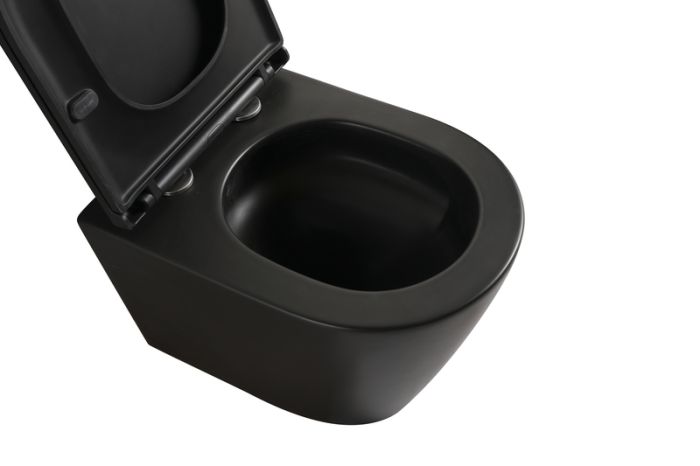 Комплект: Mixxus Premium Bevel-SET-2101 Black (в 2 ящ) Унітаз система змиву Tornado 1.0+ Інсталяція Koer KT-0404 + панель KT-0604-05 Black Mat (MP6669)