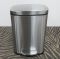 Відро для сміття з плавним закриттям прямокутне Mixxus Bevel-TC0105 SS Color 5л колір наржавійка (MI7086)