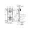 Комплект Grohe Set Унітаз ELLIPSE-0305-T3 + Інсталяція UA388400WG + панель 38732000 (388400WGELLIPS0305T3)