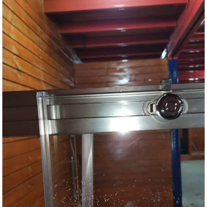 Шторки скляні на ванну розсувні Koer SR BS06-120x150-TR-01 прозоре скло Easy Clean 6мм, хром (KR5945)
