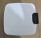 Відро для сміття з плавним закриттям квадратне Zerix Kubix-TC0106 White 6 л (колір білий) (ZX6109)