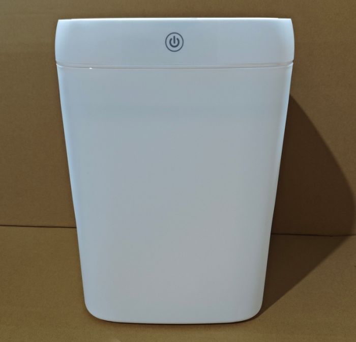 Відро для сміття сенсорне прямокутне Mixxus Wave-TC0314 White 14 л (колір білий) (MI8404)