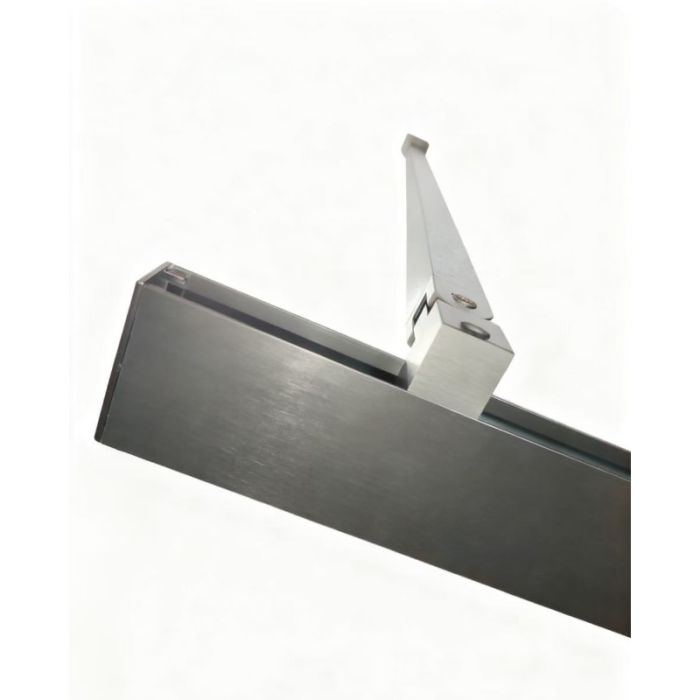 Шторки скляні на ванну розсувні Koer SR BS06-120x150-TR-07 прозоре скло Easy Clean 6мм, графіт (KR5947)
