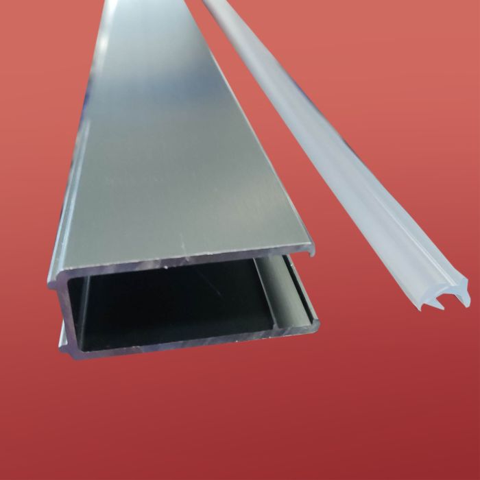 Бічна стінка до кабіни Koer SR SW01-90x200-TR-07 прозоре скло Easy Clean 8мм, графіт (KR5382)