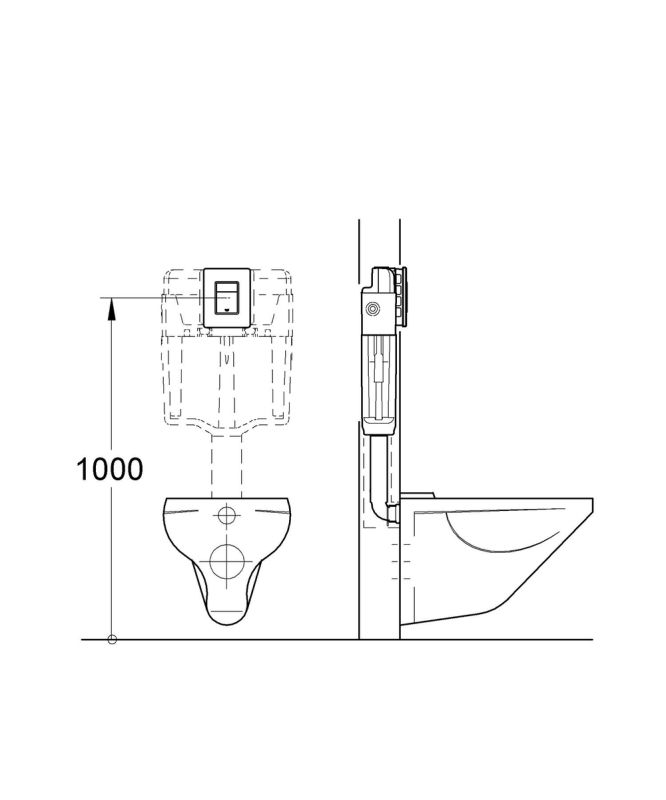 Комплект Grohe Set Унітаз ELLIPSE-0301-T3 + Інсталяція 38536001 + панель 38732000 (38536001ELLIPS0301T3)