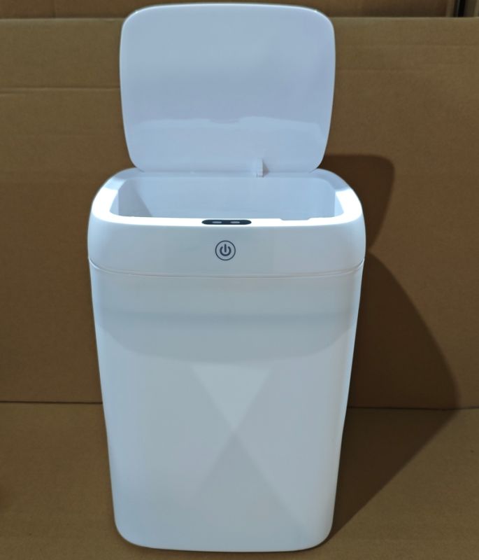Відро для сміття сенсорне прямокутне Mixxus Wave-TC0314 White 14 л (колір білий) (MI8404)
