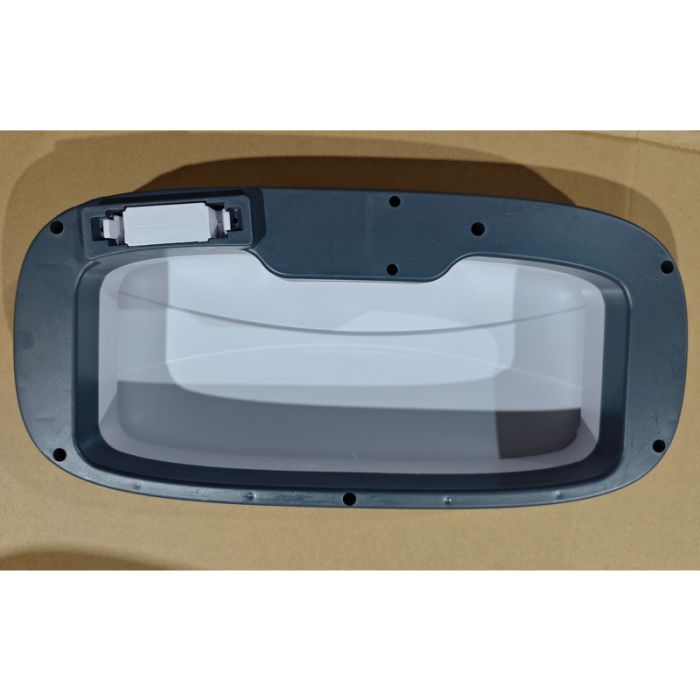 Відро для сміття сенсорне овальне Mixxus Flat-TC0109 White 9 л колір білий (MI7074)