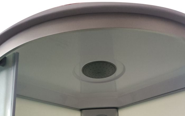 Бокс душовий з гідромасажем Mixxus STRONG SBH02-90x90x215-FB SATIN низький піддон (MI6890)