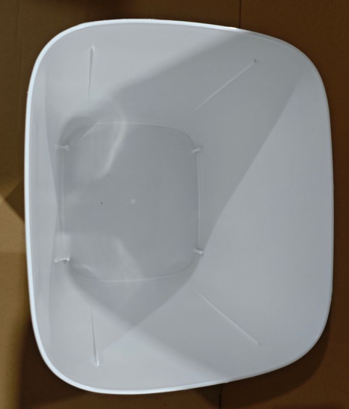 Відро для сміття сенсорне прямокутне Mixxus Wave-TC0314 White 14 л (колір білий) (MI8404)