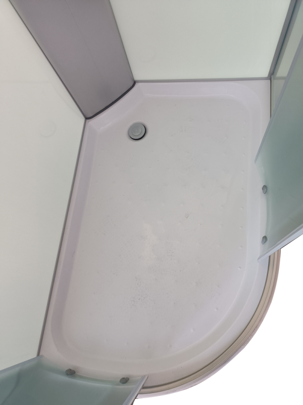 Бокс душовий без гідромасажу Mixxus WAVE SB02-120x80x215-R-FB SATIN з низьким піддоном (MI6893)