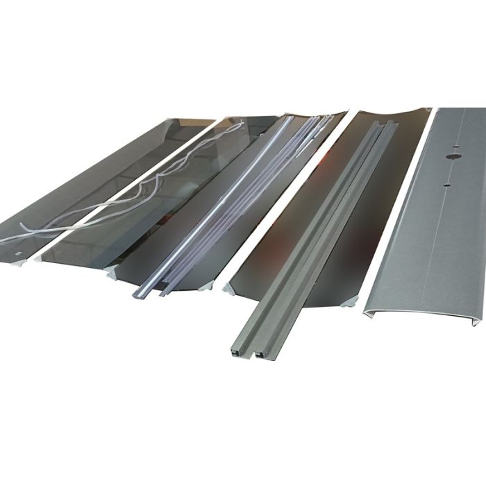 Бокс душовий з гідромасажем Mixxus STRONG SBH02-90x90x215-GR SATIN низький піддон (MI6891)