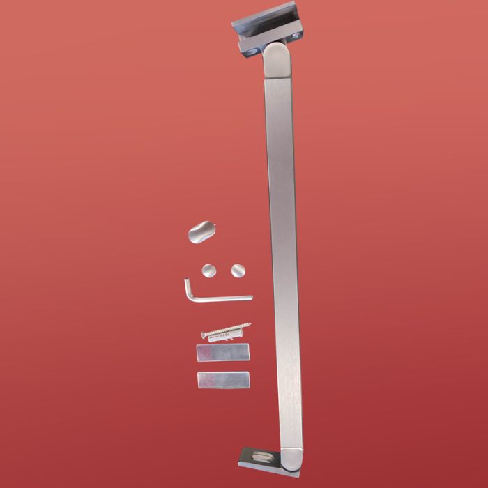 Двері в нішу Koer SR SD04-120x200-TR-07 прозоре скло Easy Clean 10мм, графіт (KR5388)