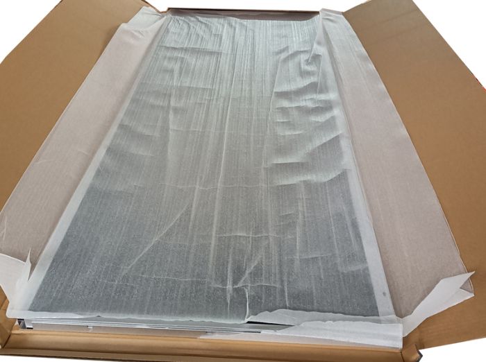 Бокс душовий без гідромасажу Mixxus STRONG SB02-90x90x215-GR SATIN з низьким піддоном (MI6887)