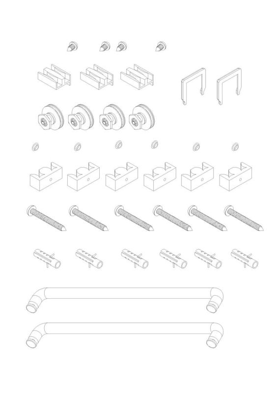 Двері в нішу Koer SR SD03-140x200-TR-01 прозоре скло Easy Clean 8мм, хром (KR5385)