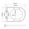 Комплект: Mixxus Premium Ellipse-SET-2102 (в 2 ящ) Унітаз система змиву Tornado 3.0+ Інсталяція Koer KT-0404 + панель KT-0604-01 Chrome (MP6690)