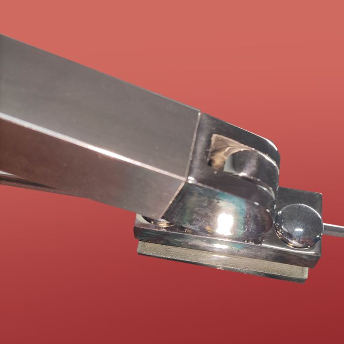 Бічна стінка до кабіни Koer SR SW04-80x200-TR-01 прозоре скло Easy Clean 10мм, хром (KR5389)